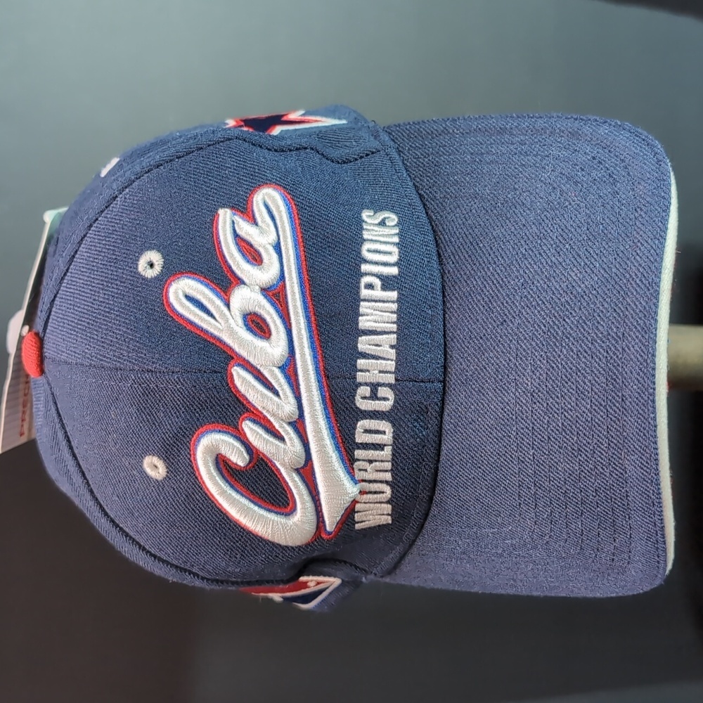 NWT,Daring Original Collection Men's Cuba World Champions Blue Baseball Hat.